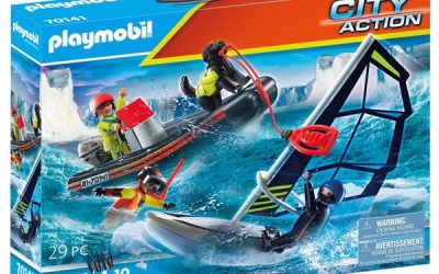 Playmobil City Action Skibsredning: Polarsejler-redning med gummibåd – PLAYMOBIL City Action