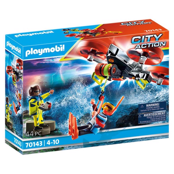 Playmobil City Action Skibsredning: Dykkerbjergning med redningsdrone – PLAYMOBIL City Action