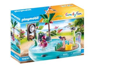 Playmobil Family Fun Sjov pool med vandpistol – PL70610 – PLAYMOBIL Family Fun