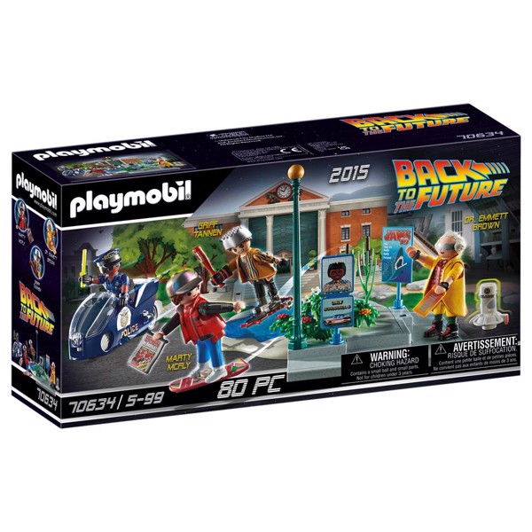 Playmobil Back To The Future Back to the Future Part II Hoverboard Jagt – PL70634 – PLAYMOBIL Back to the future