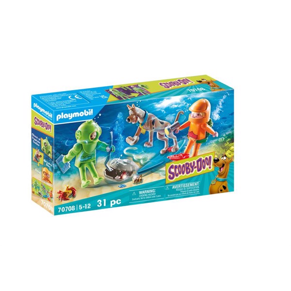 Playmobil Scooby Doo SCOOBY-DOO! Adventure with Ghost Diver – PL70708 – PLAYMOBIL Scoopy Doo