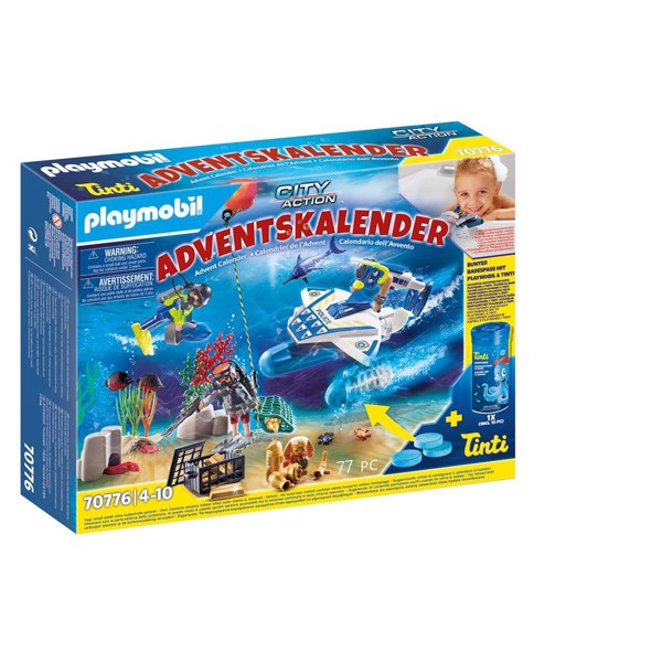 Julekalendere Police Diving Mission julekalender – PL70776 – PLAYMOBIL City Action