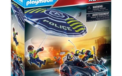 Playmobil City Action Politi-faldskærm: Jagt efter amfibiekøretøj – PL70781 – PLAYMOBIL City Action