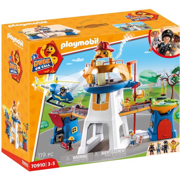 Playmobil Ducks On Call D*O*C* – Hovedkvarter – PL70910 – PLAYMOBIL Duck On Call