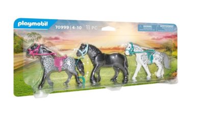 Playmobil Country 3 heste: Frieserhesten, Knabstrupper & Andalusier – PL70999 – PLAYMOBIL Country