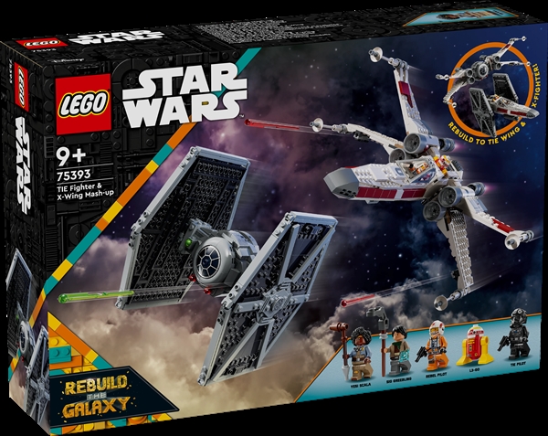 LEGO Star Wars Kombimodel: TIE-jager og X-wing – 75393 – LEGO Star Wars