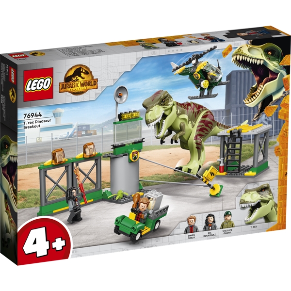 LEGO Jurassic World T. rex på dinosaurflugt – 76944 – LEGO Jurassic World