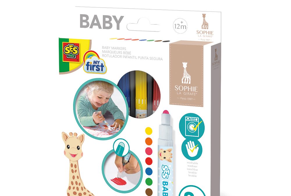 Babyfarver – Sophie la girafe – tusser