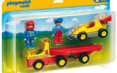 Playmobil 123 1.2.3 Bjærgningskøretøj med racerbil – PL6761 – PLAYMOBIL 1.2.3