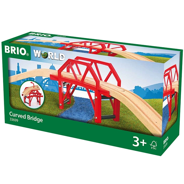 Brio Bro med opfartsskinner – 33699 – BRIO togskinner