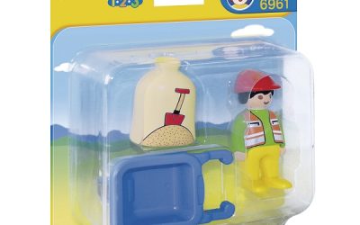 Playmobil 123 Bygningsarbejder med trillebør – PL6961 – PLAYMOBIL 1.2.3