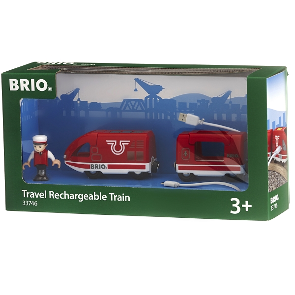 Brio Genopladeligt tog, via USB – 33746 – BRIO Tog