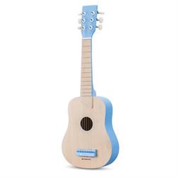 Børneguitar, blå/natur – 64 cm