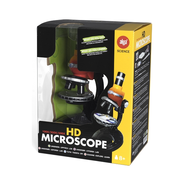 Fun and Games HD Microscope, 100/250/500x – Alga Science