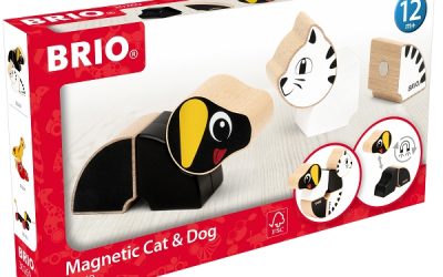 Brio Magnetisk gravhund og kat  – BRIO