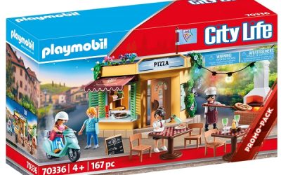 Playmobil City Life Pizzeria med gårdhave – PL70336 – PLAYMOBIL City Life