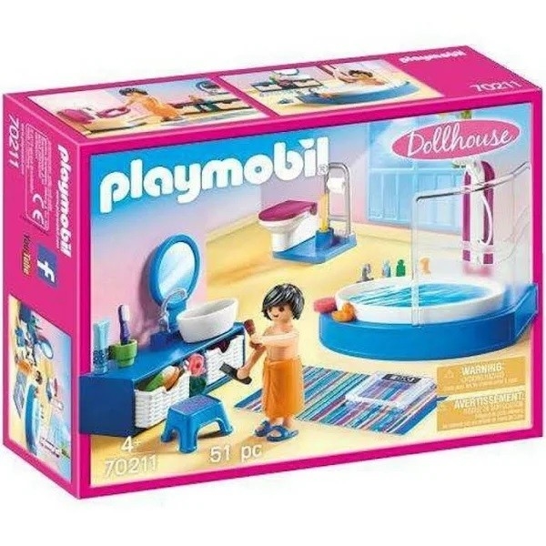 Playmobil Dollhouse Badeværelse – PL70211 – PLAYMOBIL Dollhouse