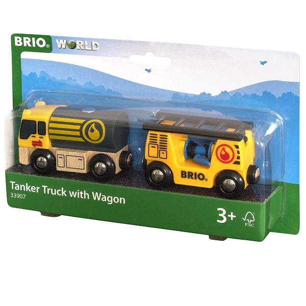 Brio Tankbil med vogn – 33907 – BRIO