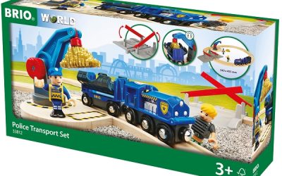 Brio Togbane, politi- og guldtransport – 33812 – BRIO Tog